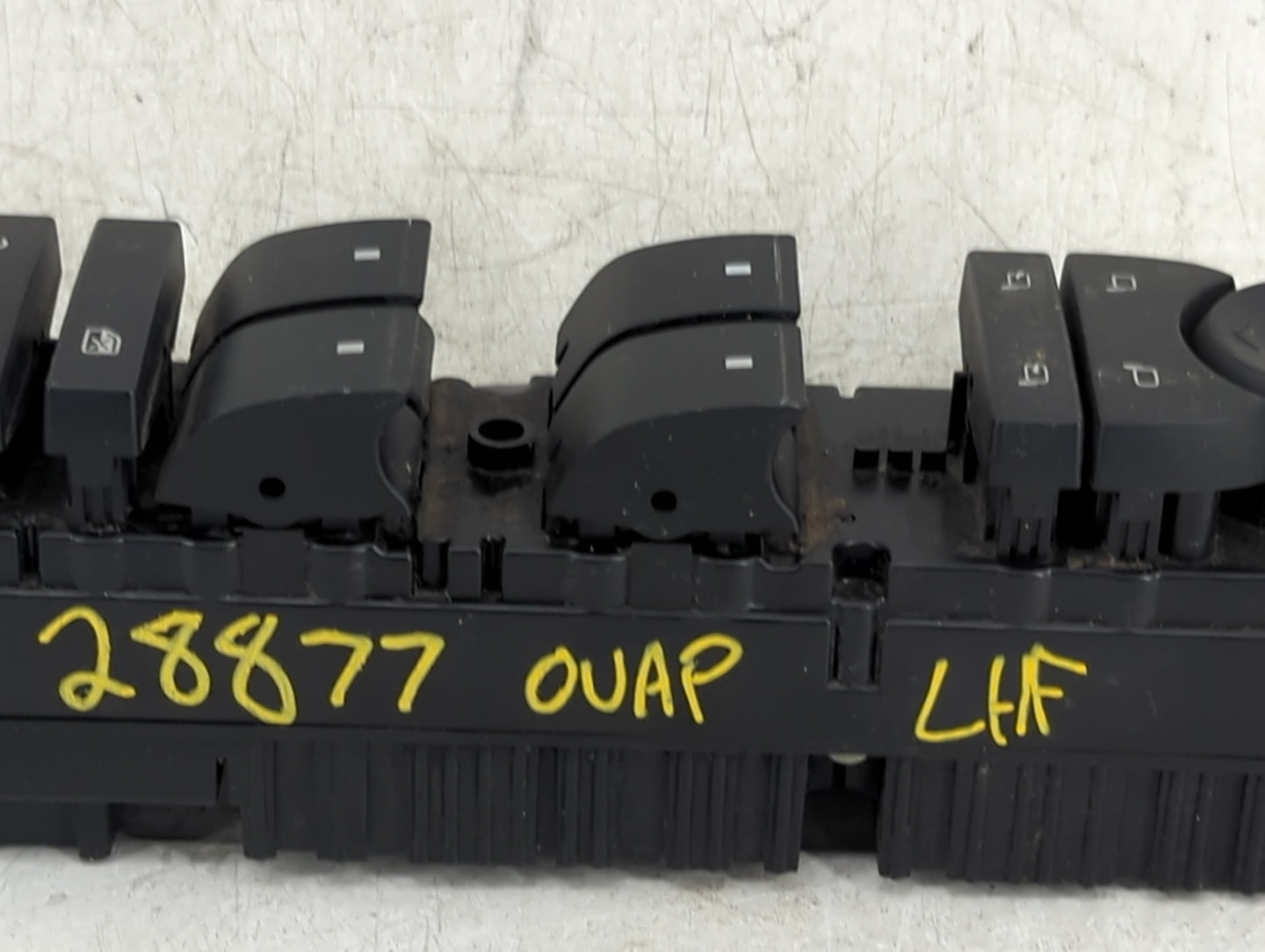 2010-2017 Buick Enclave Master Power Window Switch Replacement Driver Side Left P/N:20958436AA Fits OEM Used Auto Parts - Oe