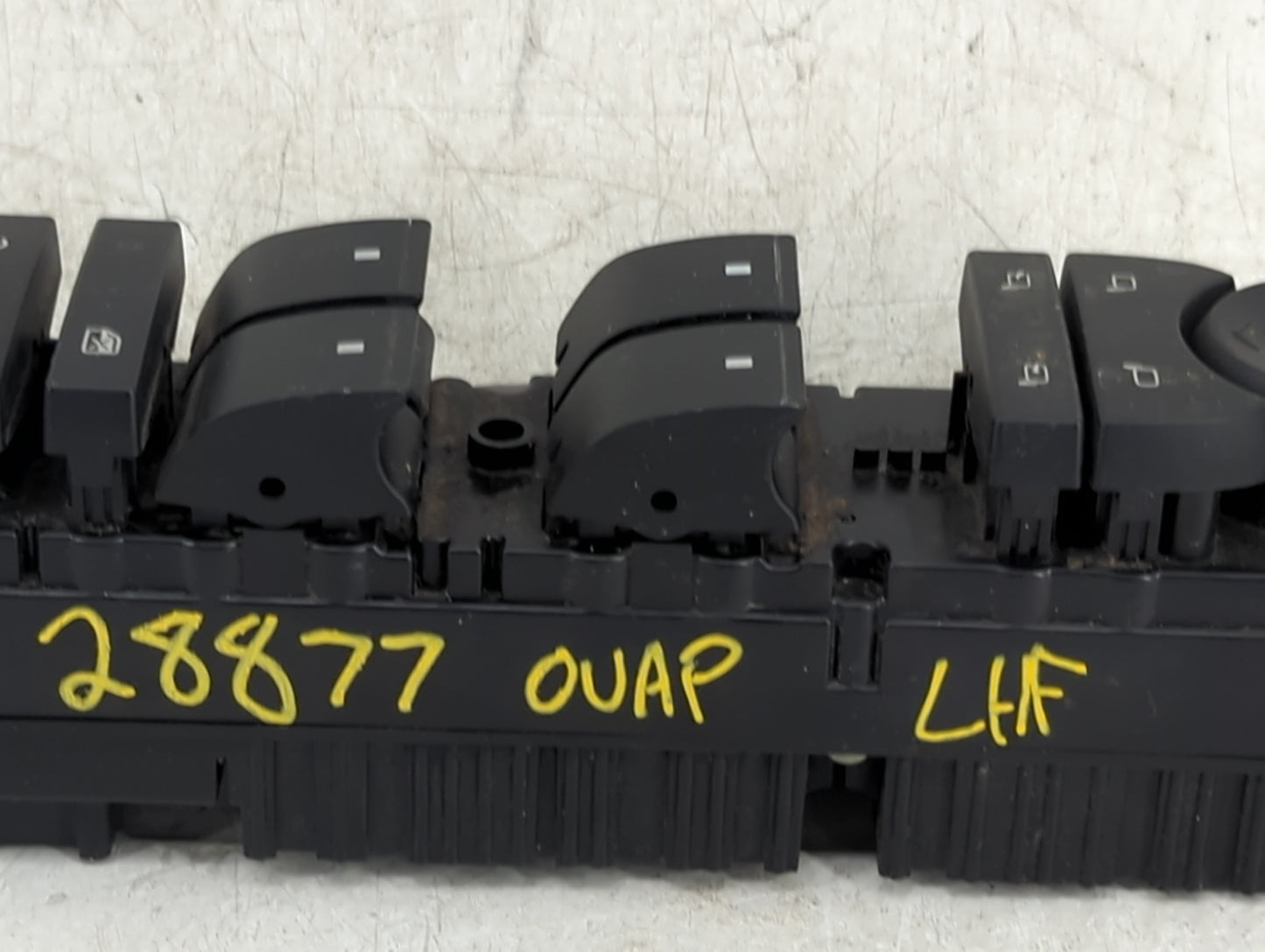 2010-2017 Buick Enclave Master Power Window Switch Replacement Driver Side Left P/N:20958436AA Fits OEM Used Auto Parts - Oe