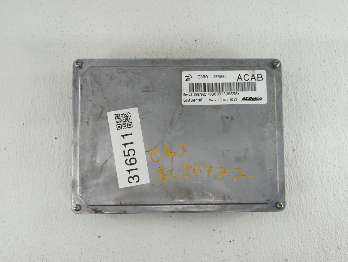 2017 Buick Enclave PCM Engine Control Computer ECU ECM PCU OEM P/N:12667002 12698026, 12673932, 12708794 Fits Fits 2018 2019