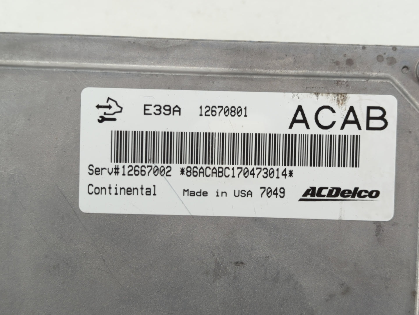 2017 Buick Enclave PCM Engine Control Computer ECU ECM PCU OEM P/N:12667002 12694743, 12685918, 12698026 Fits Fits 2018 2019