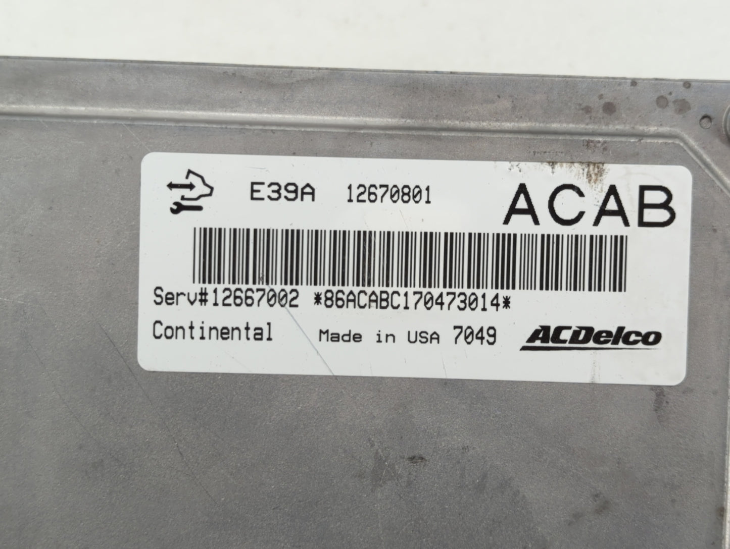 2017 Buick Enclave PCM Engine Control Computer ECU ECM PCU OEM P/N:12667002 12694743, 12685918, 12698026 Fits Fits 2018 2019