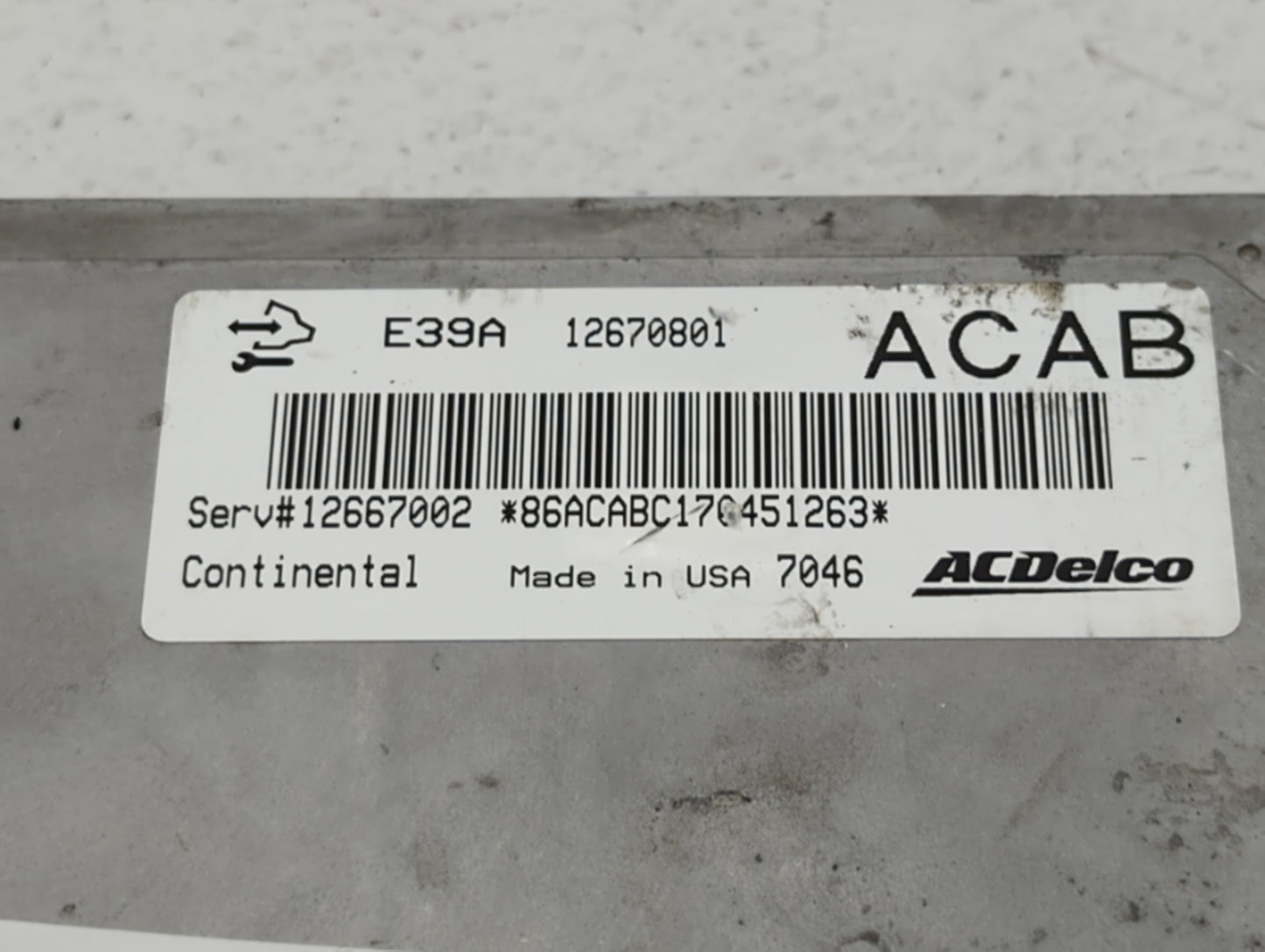 2017 Buick Enclave PCM Engine Control Computer ECU ECM PCU OEM P/N:12667002 12670801, 12694743, 12687296 Fits Fits 2018 2019