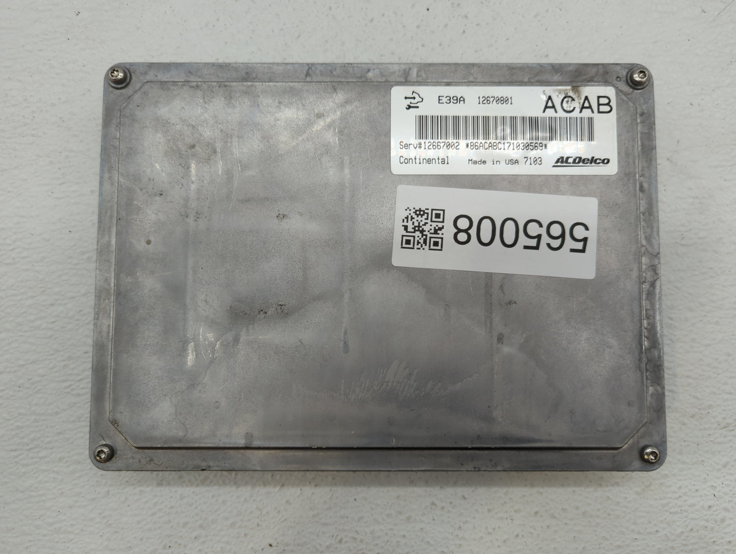 2017 Buick Enclave PCM Engine Control Computer ECU ECM PCU OEM P/N:12670001 Fits Fits 2018 2019 2020 OEM Used Auto Parts - O