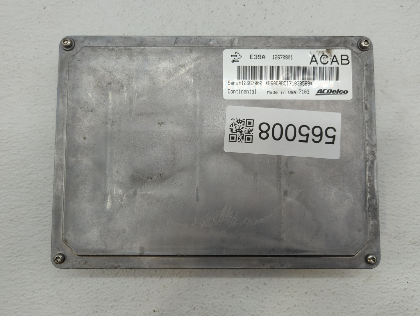 2017 Buick Enclave PCM Engine Control Computer ECU ECM PCU OEM P/N:12670001 Fits Fits 2018 2019 2020 OEM Used Auto Parts - O