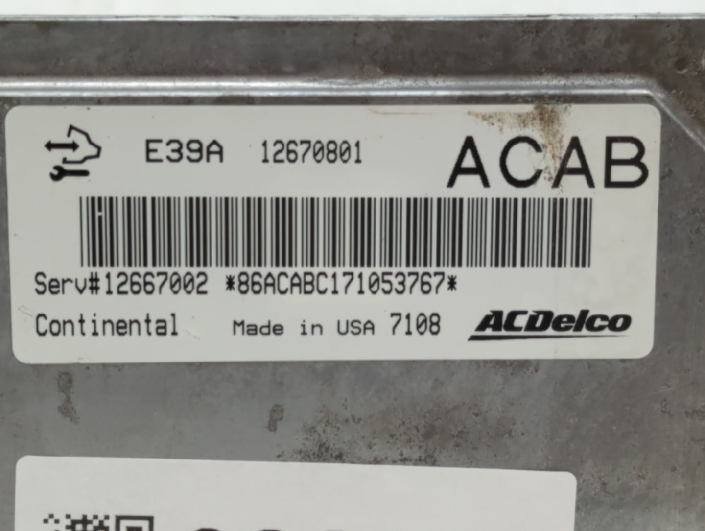 2017 Buick Enclave PCM Engine Control Computer ECU ECM PCU OEM P/N:12670801 Fits Fits 2018 2019 2020 OEM Used Auto Parts - O