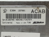 2017 Buick Enclave PCM Engine Control Computer ECU ECM PCU OEM P/N:12670801 Fits Fits 2018 2019 2020 OEM Used Auto Parts - O