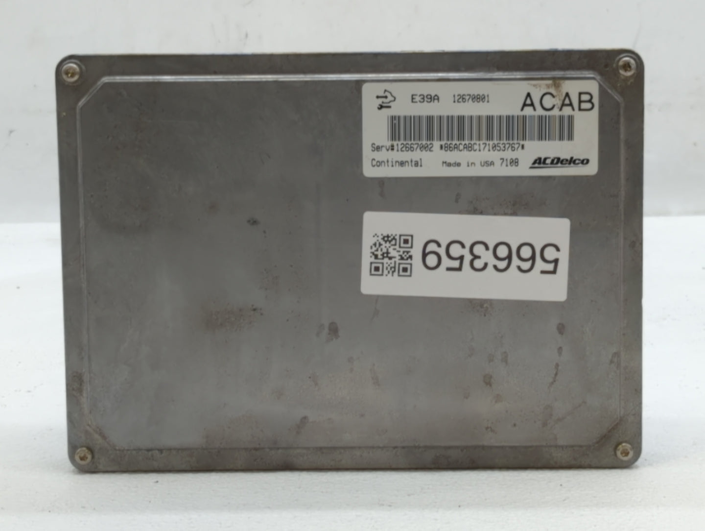 2017 Buick Enclave PCM Engine Control Computer ECU ECM PCU OEM P/N:12670801 Fits Fits 2018 2019 2020 OEM Used Auto Parts - O