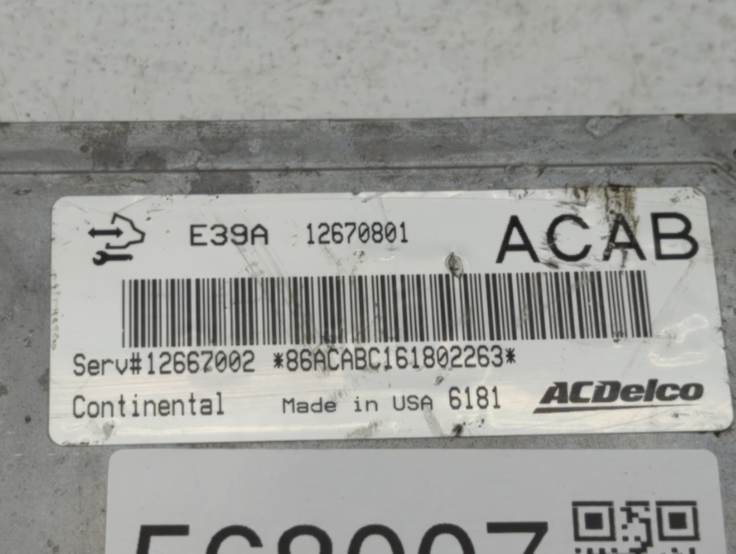 2017 Buick Enclave PCM Engine Control Computer ECU ECM PCU OEM P/N:12670801 Fits Fits 2018 2019 2020 OEM Used Auto Parts - O