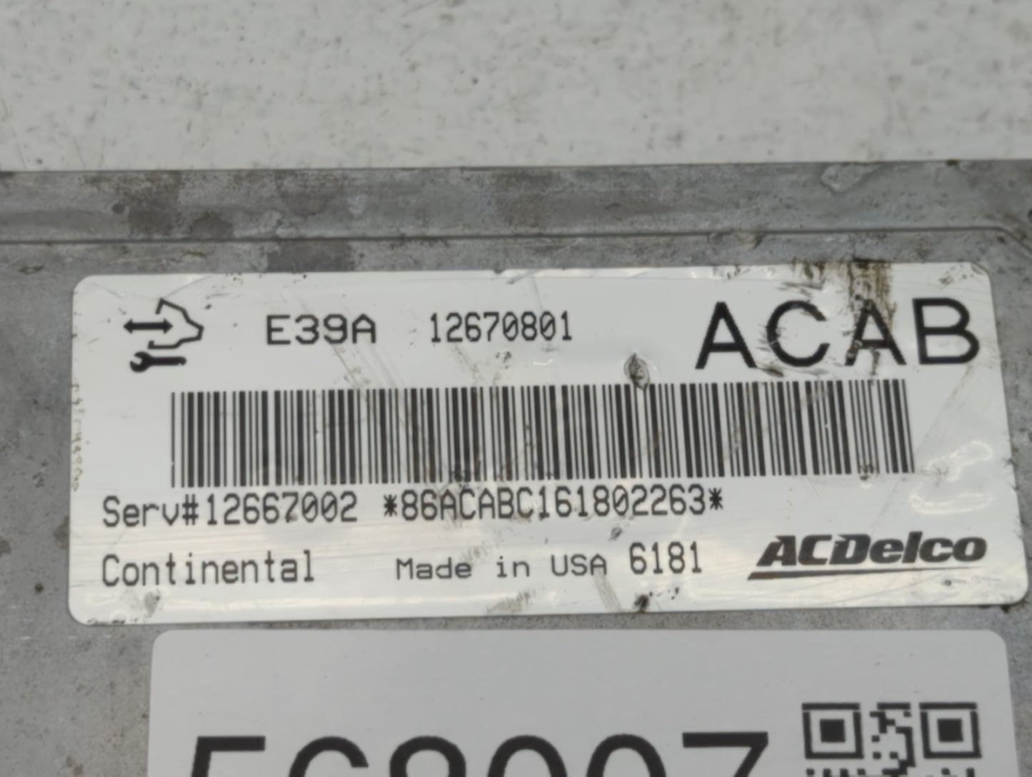 2017 Buick Enclave PCM Engine Control Computer ECU ECM PCU OEM P/N:12670801 Fits Fits 2018 2019 2020 OEM Used Auto Parts - O