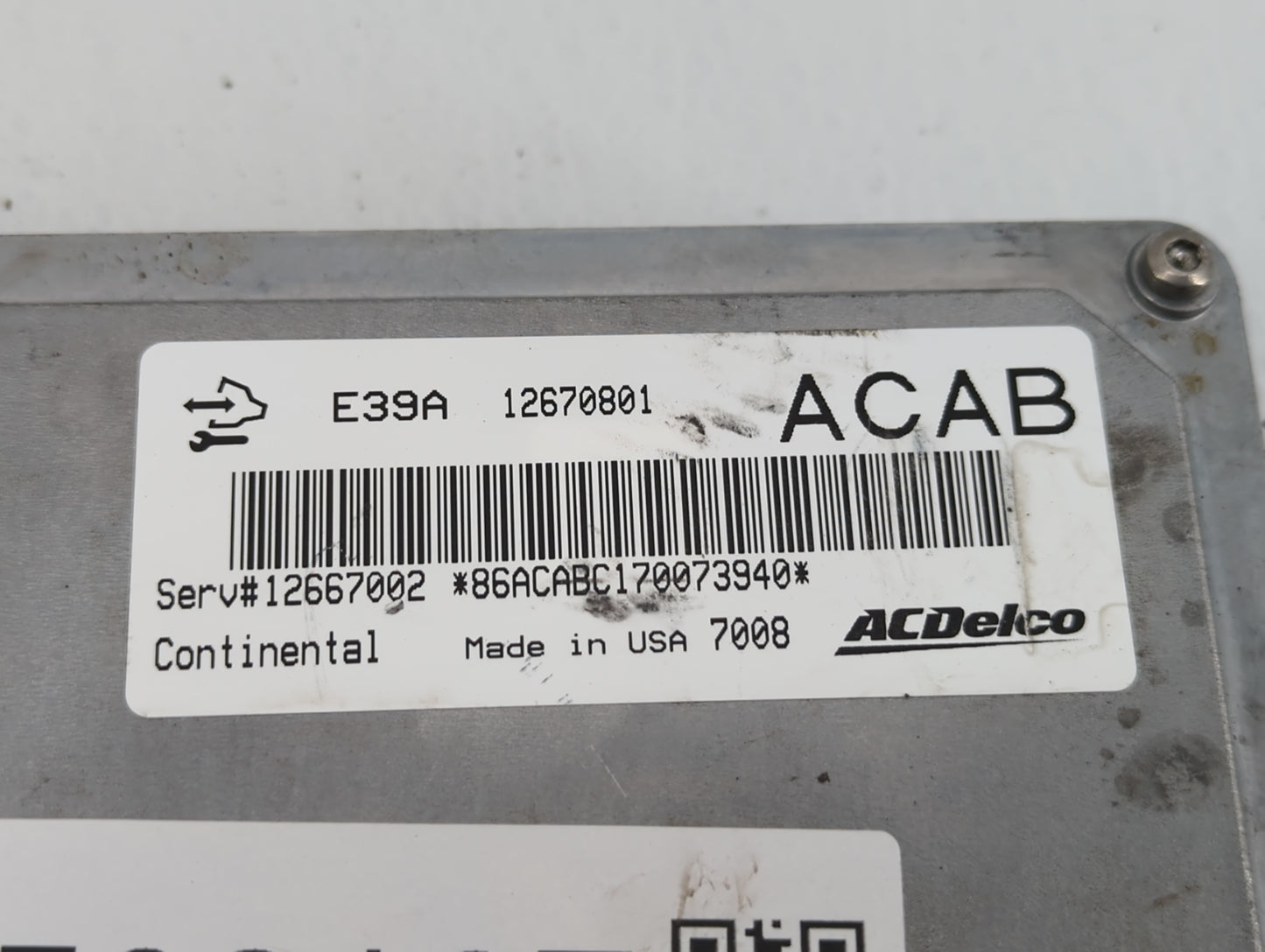 2017 Buick Enclave PCM Engine Control Computer ECU ECM PCU OEM P/N:E39A12670801 Fits Fits 2018 2019 2020 OEM Used Auto Parts