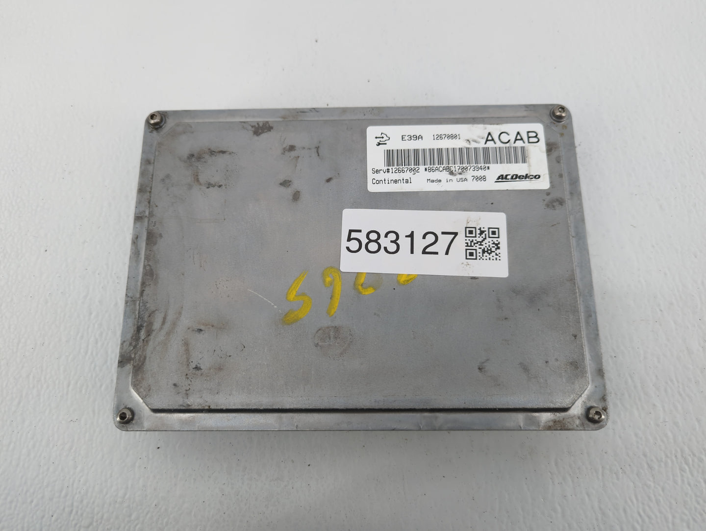 2017 Buick Enclave PCM Engine Control Computer ECU ECM PCU OEM P/N:E39A12670801 Fits Fits 2018 2019 2020 OEM Used Auto Parts