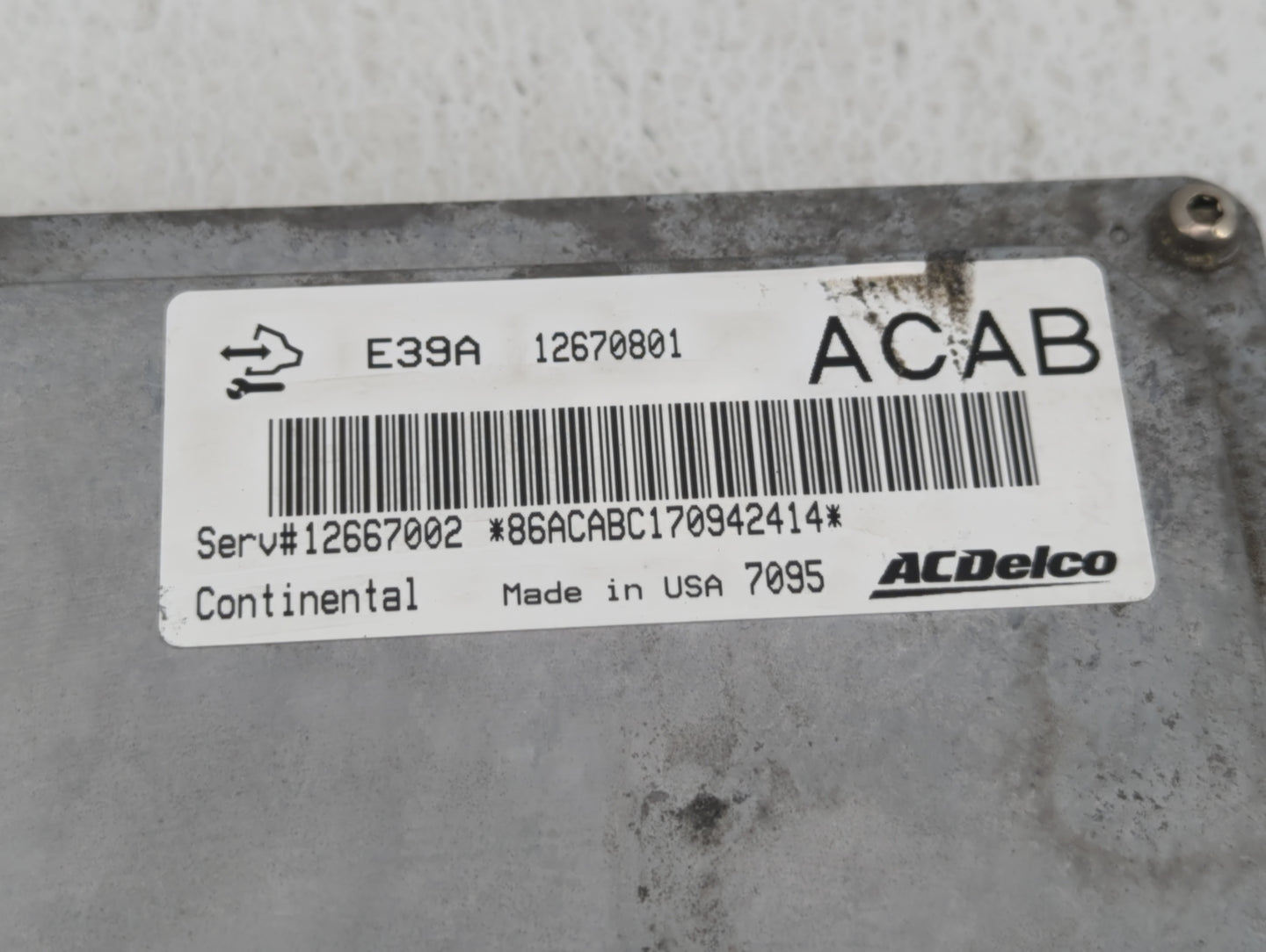 2017 Buick Enclave PCM Engine Control Computer ECU ECM PCU OEM P/N:12670801 Fits Fits 2018 2019 2020 OEM Used Auto Parts - O