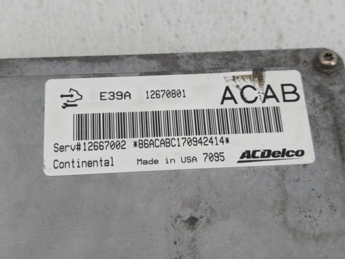 2017 Buick Enclave PCM Engine Control Computer ECU ECM PCU OEM P/N:12670801 Fits Fits 2018 2019 2020 OEM Used Auto Parts - O