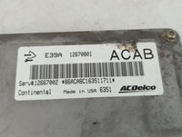 2017 Buick Enclave PCM Engine Control Computer ECU ECM PCU OEM P/N:12670801 Fits Fits 2018 2019 2020 OEM Used Auto Parts - O