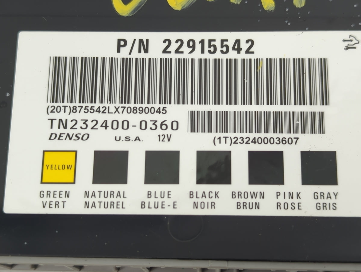 2013-2017 Buick Enclave Body Control Module Bcm Inner Cabin Fuse Box 961693 - Oemusedautoparts1.com