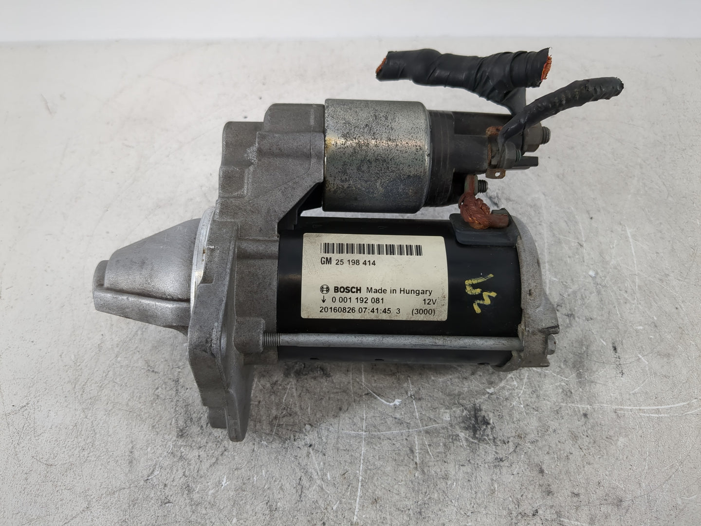 2014-2021 Buick Encore Car Starter Motor Solenoid OEM P/N:25 198 414 Fits Fits 2014 2015 2016 2017 2018 2019 2020 2021 OEM U