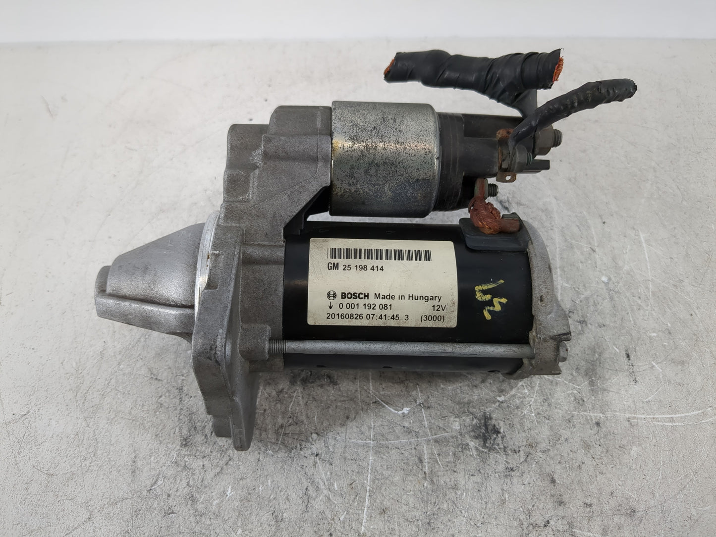 2014-2021 Buick Encore Car Starter Motor Solenoid OEM P/N:25 198 414 Fits Fits 2014 2015 2016 2017 2018 2019 2020 2021 OEM U