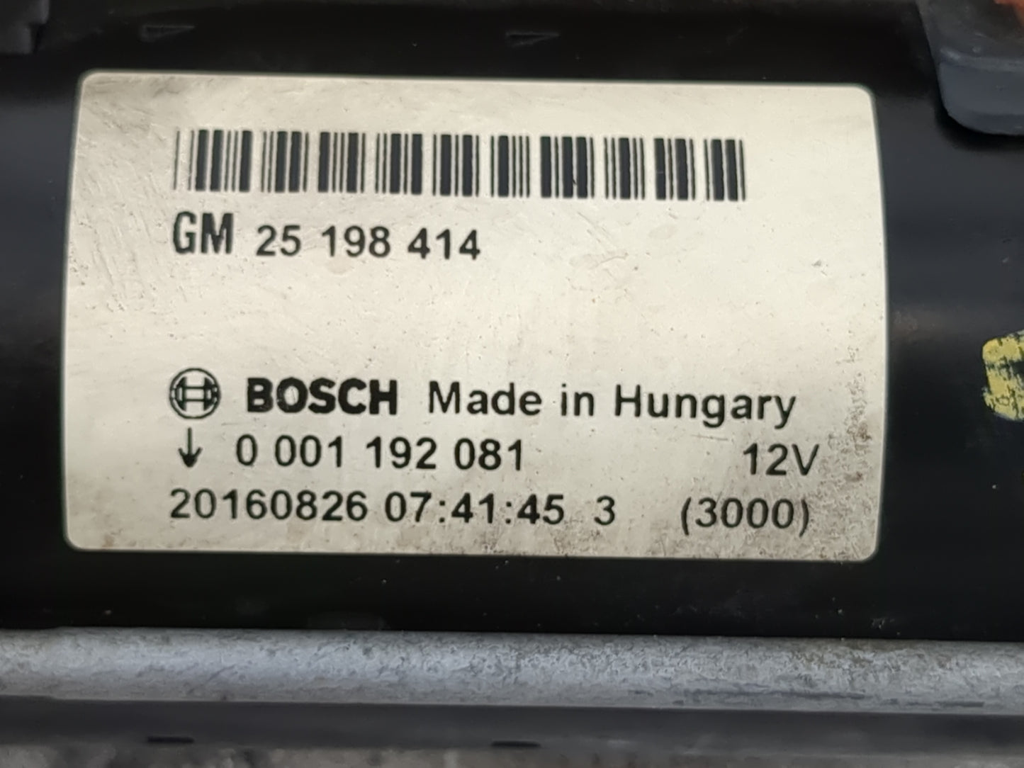 2014-2021 Buick Encore Car Starter Motor Solenoid OEM P/N:25 198 414 Fits Fits 2014 2015 2016 2017 2018 2019 2020 2021 OEM U