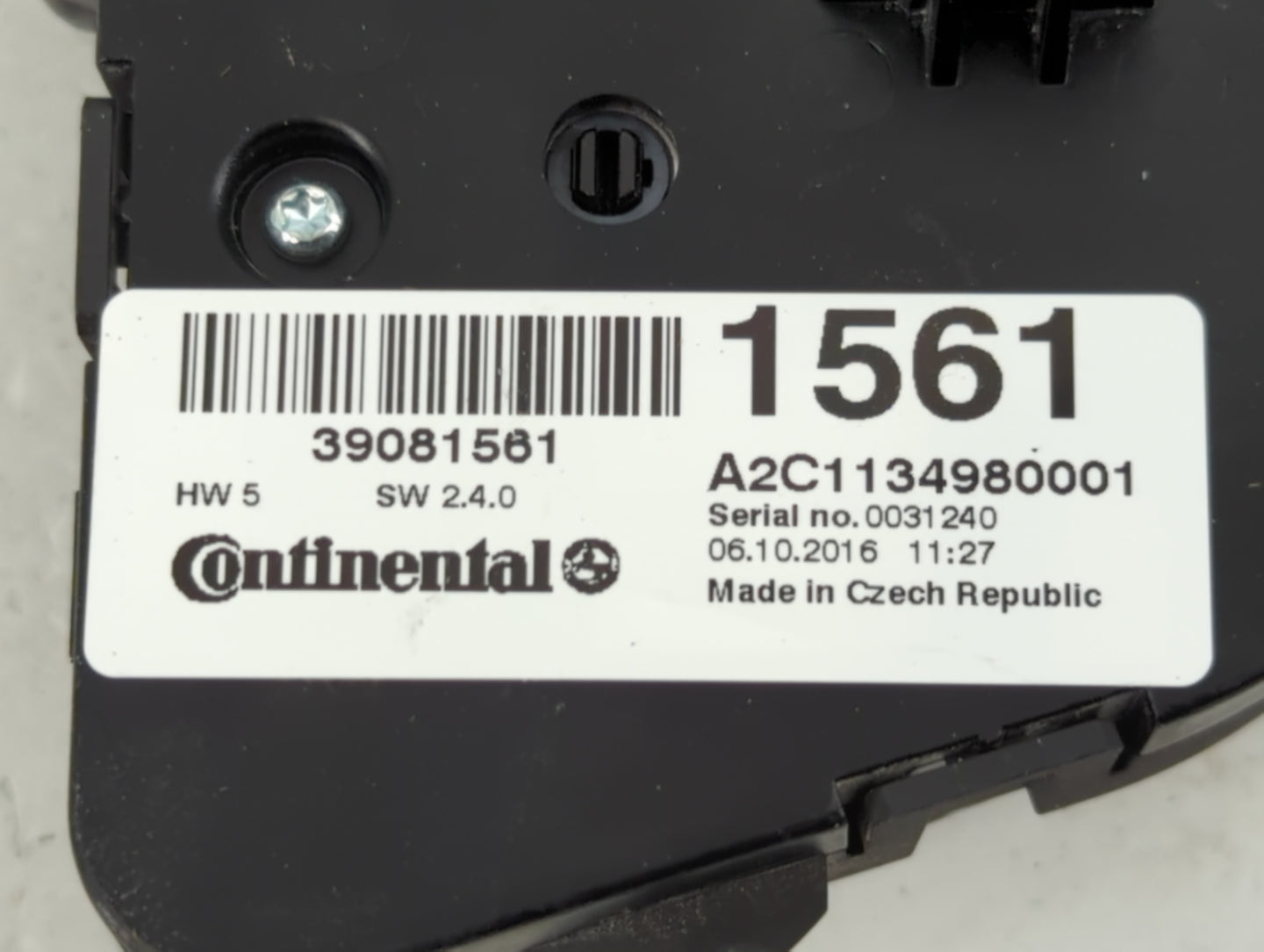 2017-2020 Buick Encore Climate Control Module Temperature AC/Heater Replacement P/N:A2C1134980001 39081561 Fits OEM Used Aut