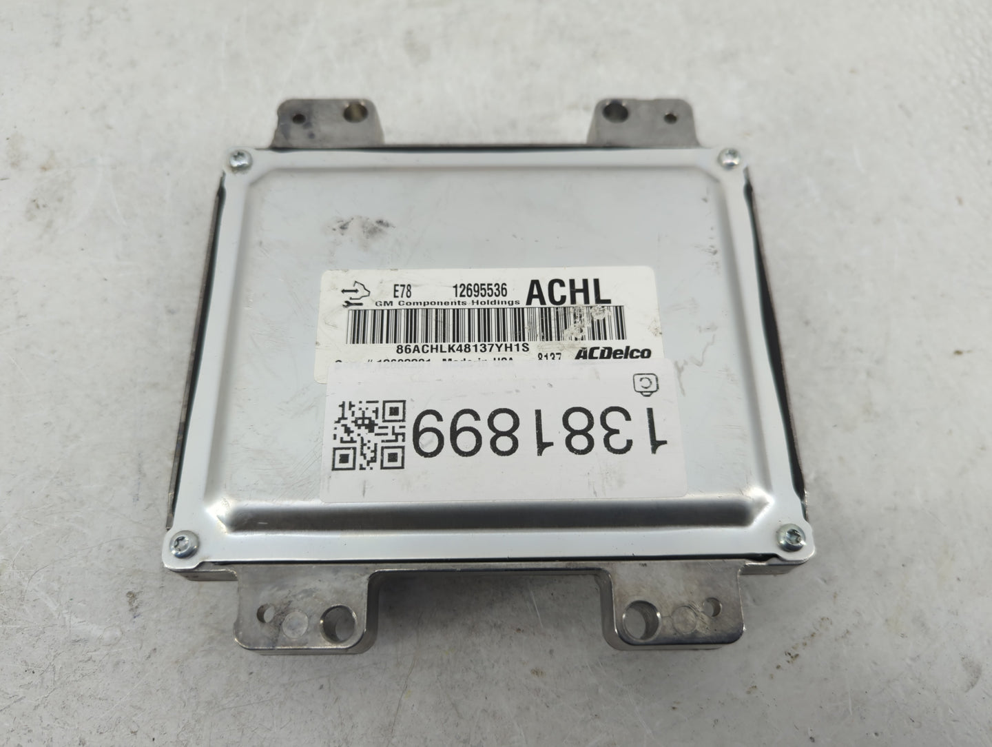 2017-2021 Buick Encore PCM Engine Control Computer ECU ECM PCU OEM P/N:12695536 Fits Fits 2017 2018 2019 2020 2021 OEM Used 