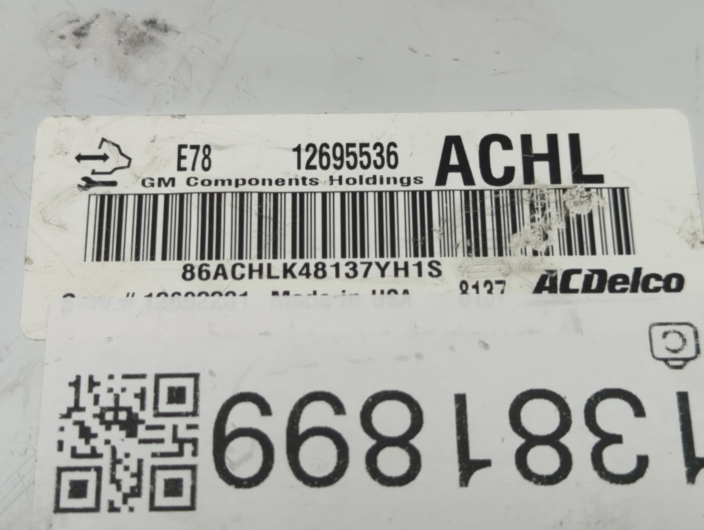 2017-2021 Buick Encore PCM Engine Control Computer ECU ECM PCU OEM P/N:12695536 Fits Fits 2017 2018 2019 2020 2021 OEM Used 