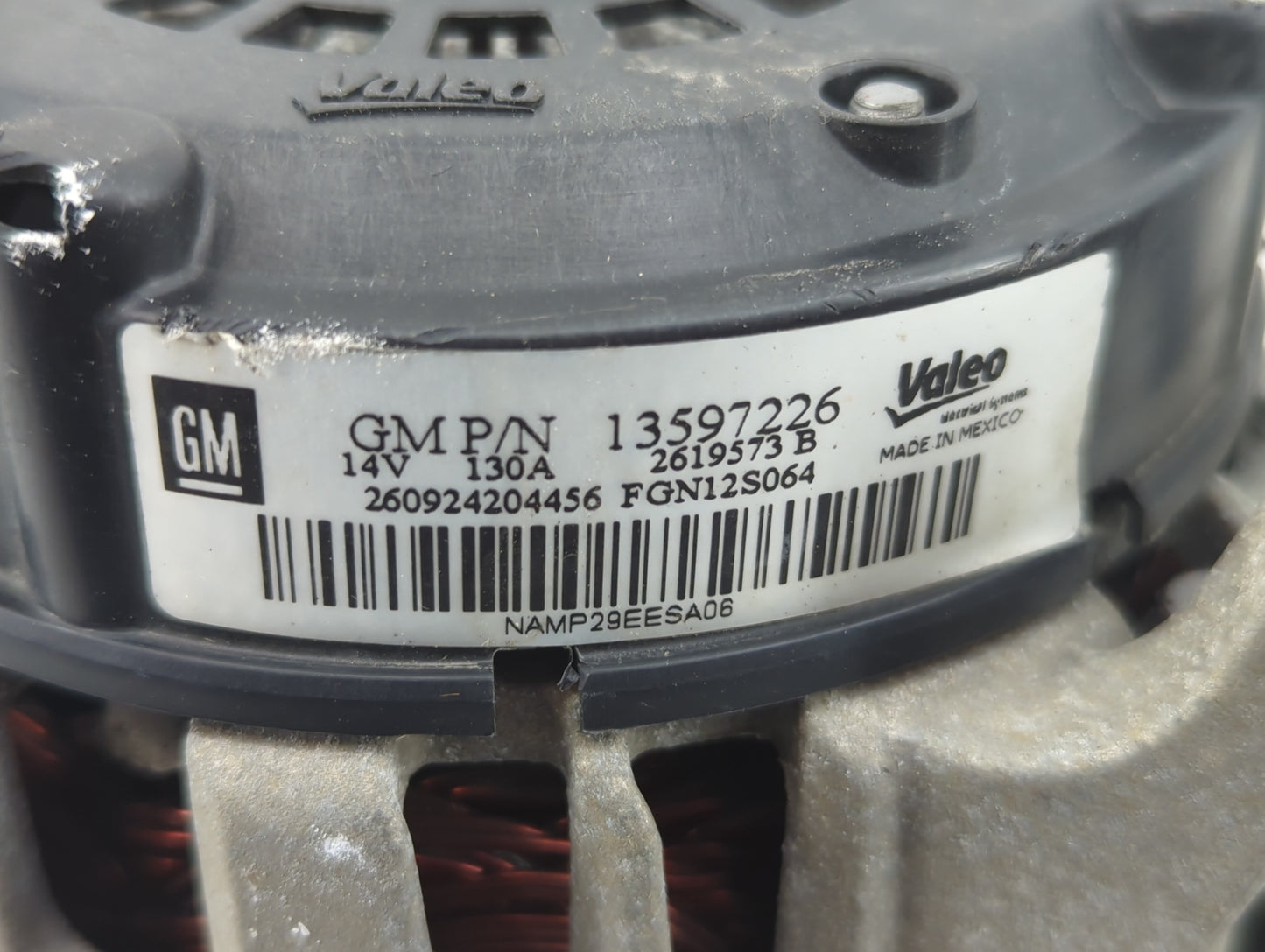 2013-2021 Buick Encore Alternator Replacement Generator Charging Assembly Engine OEM P/N:13597226 Fits OEM Used Auto Parts -