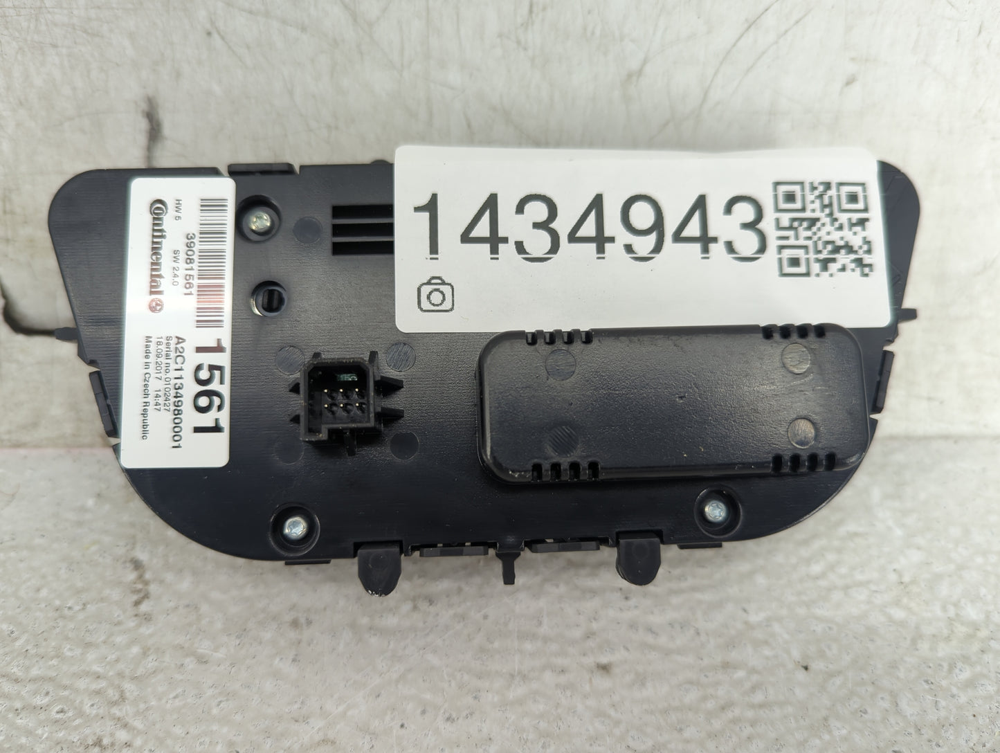 2017-2021 Buick Encore Climate Control Module Temperature AC/Heater Replacement P/N:39081561 A2C113498000001 Fits OEM Used A