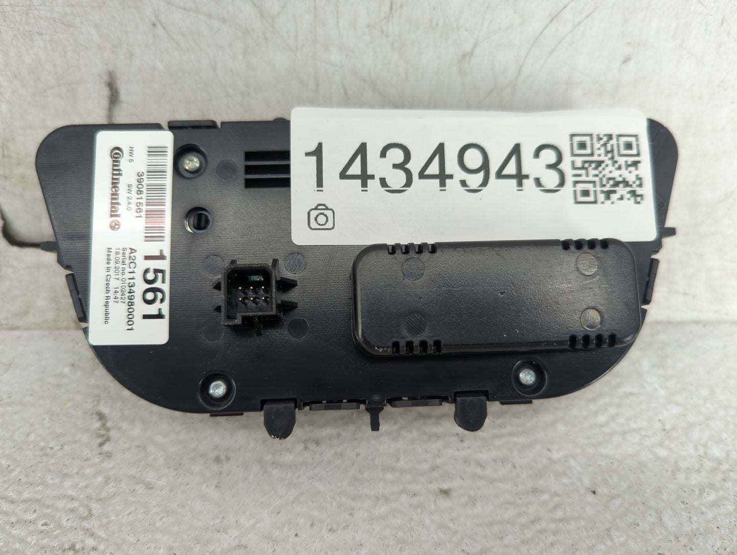 2017-2021 Buick Encore Climate Control Module Temperature AC/Heater Replacement P/N:39081561 A2C113498000001 Fits OEM Used A