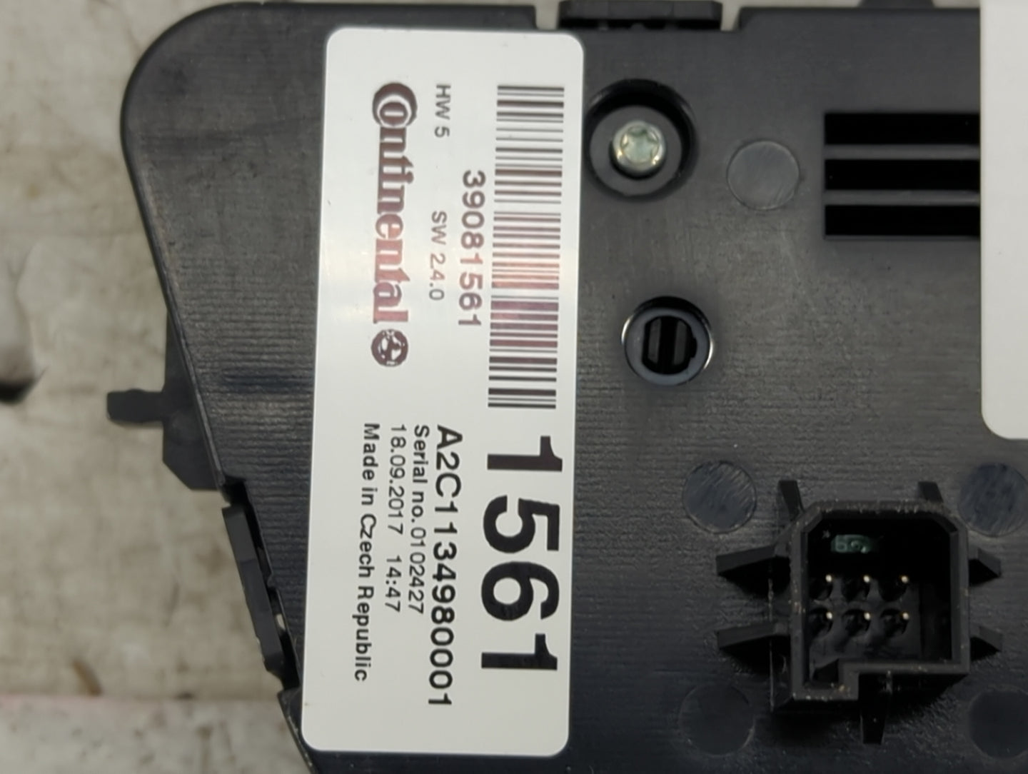 2017-2021 Buick Encore Climate Control Module Temperature AC/Heater Replacement P/N:39081561 A2C113498000001 Fits OEM Used A