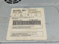 2017 Buick Encore Radio AM FM Cd Player Receiver Replacement P/N:42498391 Fits OEM Used Auto Parts - Oemusedautoparts1.com
