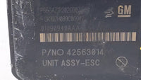 2017-2019 Buick Encore ABS Pump Control Module Replacement P/N:42643519 42520669, 42563014 Fits Fits 2017 2018 2019 OEM Used