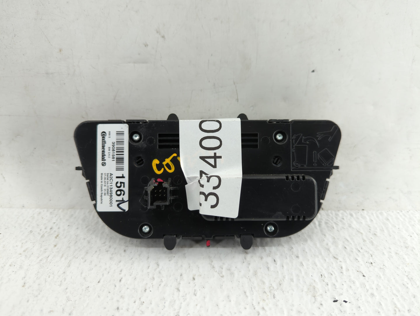 2017-2021 Buick Encore Climate Control Module Temperature AC/Heater Replacement P/N:39081581 39081561 Fits OEM Used Auto Par