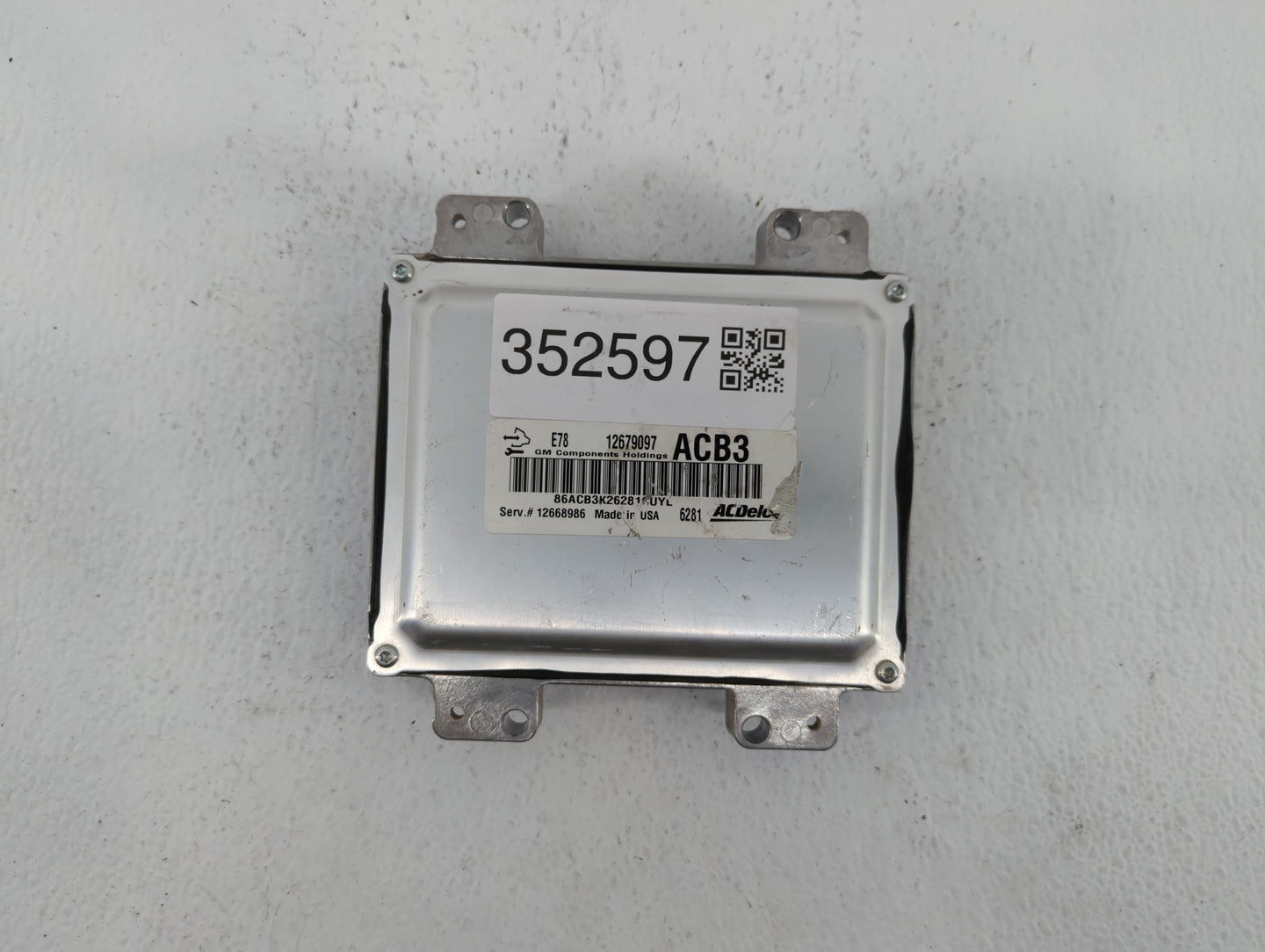 2017-2019 Buick Encore PCM Engine Control Computer ECU ECM PCU OEM P/N:12697793 12706635, 12679097 Fits Fits 2017 2018 2019 