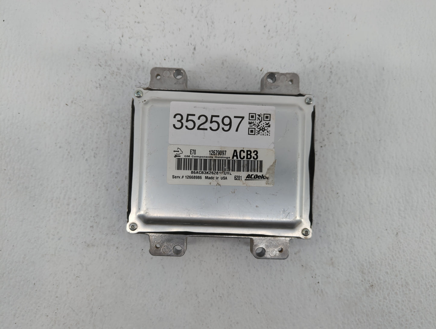 2017-2019 Buick Encore PCM Engine Control Computer ECU ECM PCU OEM P/N:12697793 12706635, 12679097 Fits Fits 2017 2018 2019 