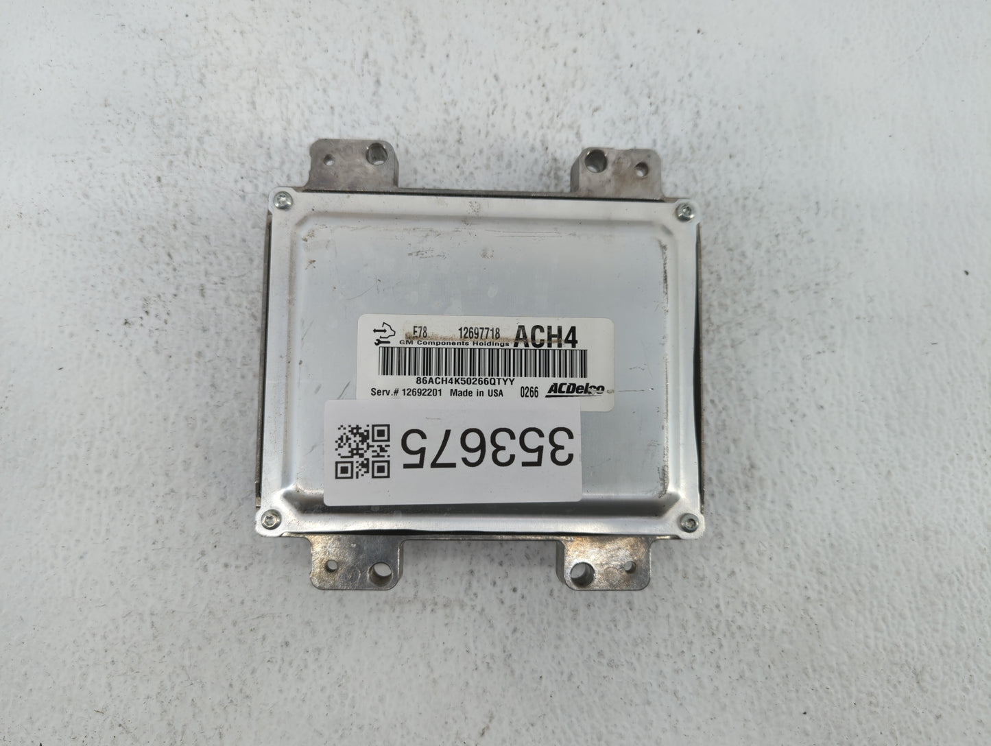 2017-2019 Buick Encore PCM Engine Control Computer ECU ECM PCU OEM P/N:12697793 12706635, 12679097 Fits Fits 2017 2018 2019 