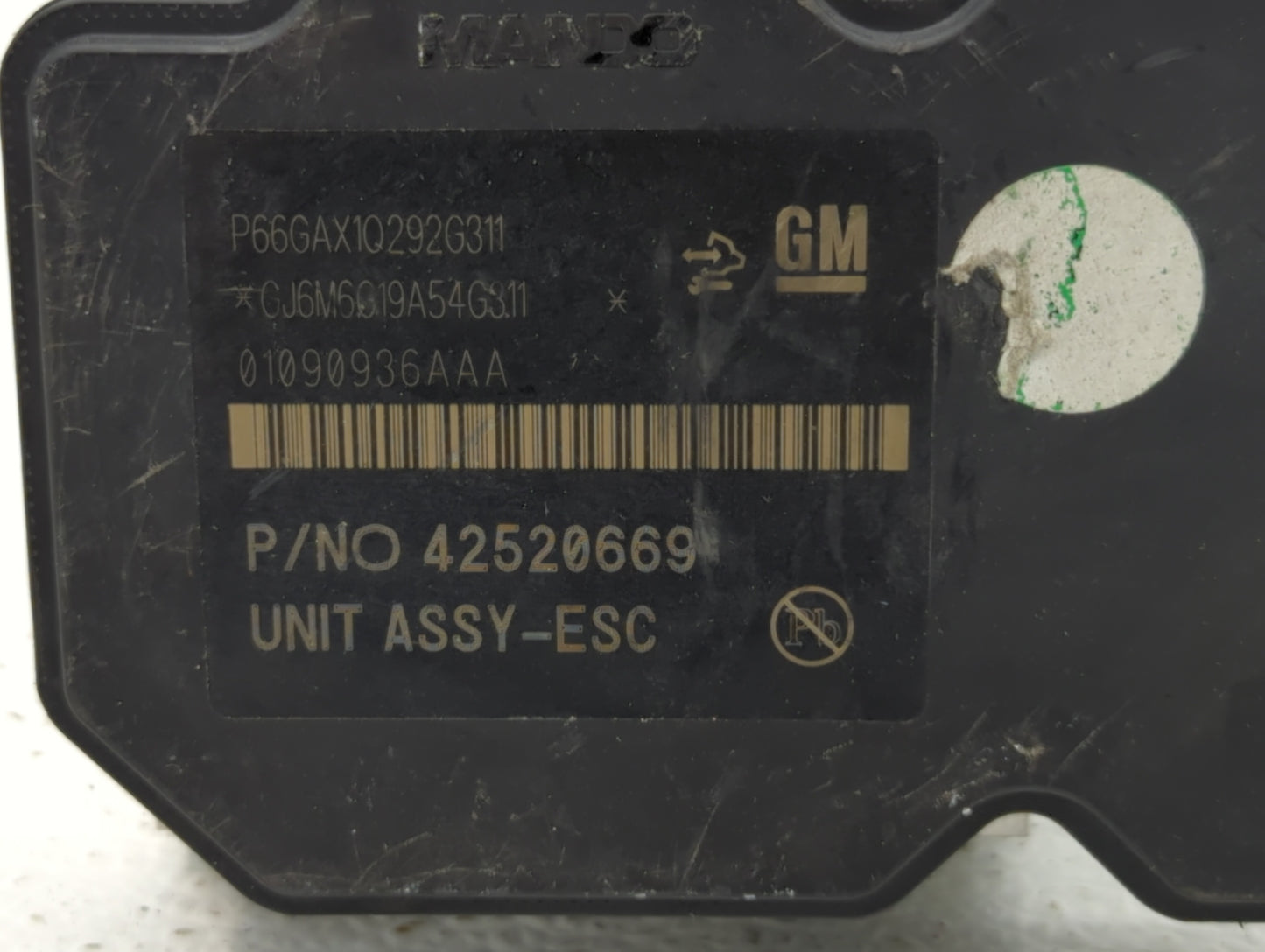 2017-2021 Buick Encore ABS Pump Control Module Replacement P/N:42520669 42643519, 42563014 Fits Fits 2017 2018 2019 2020 202