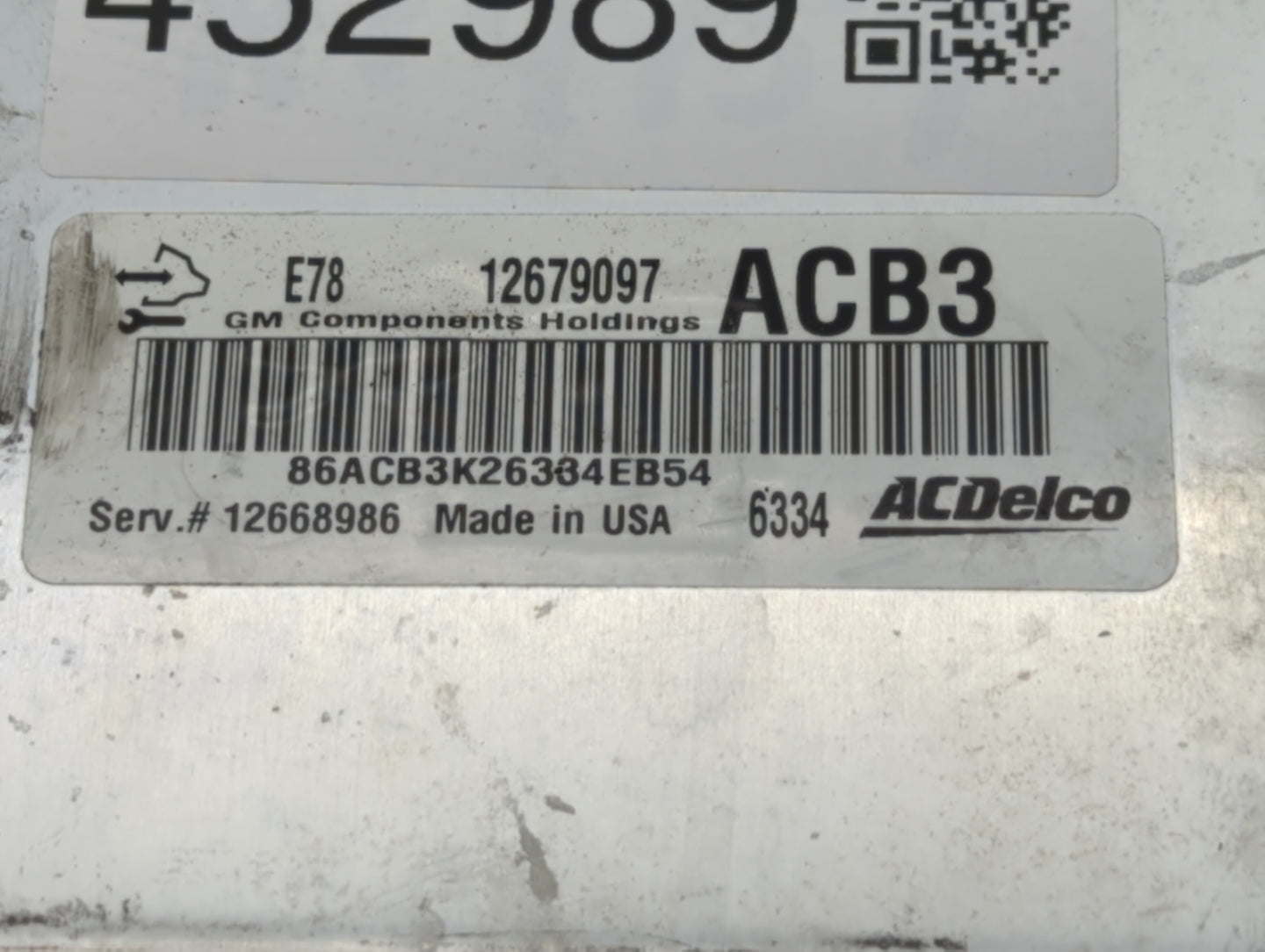 2017-2021 Buick Encore PCM Engine Control Computer ECU ECM PCU OEM P/N:12668986 12679097 Fits Fits 2017 2018 2019 2020 2021 