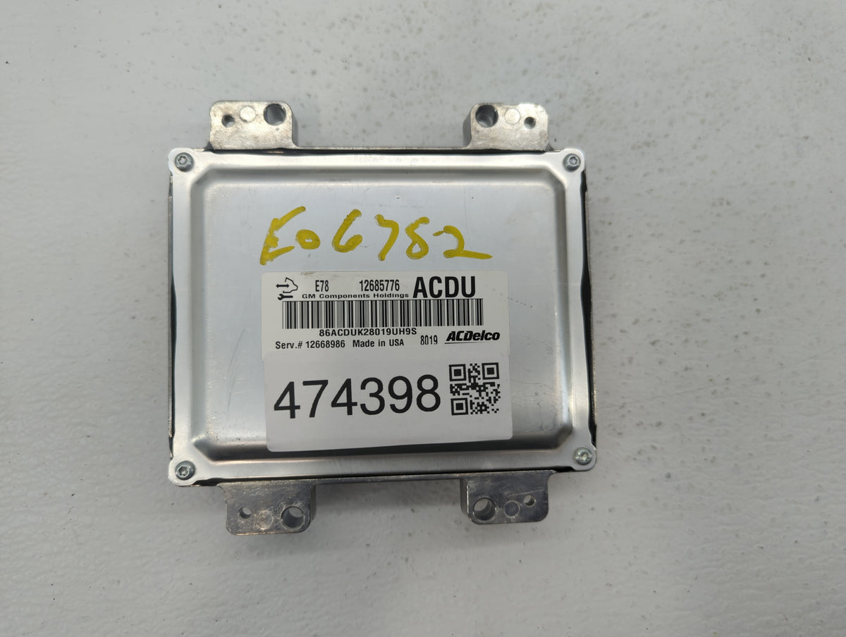 2017-2021 Buick Encore PCM Engine Control Computer ECU ECM PCU OEM P/N:12668986 12685776, 12692201 Fits 2017 2018 2019 2020 