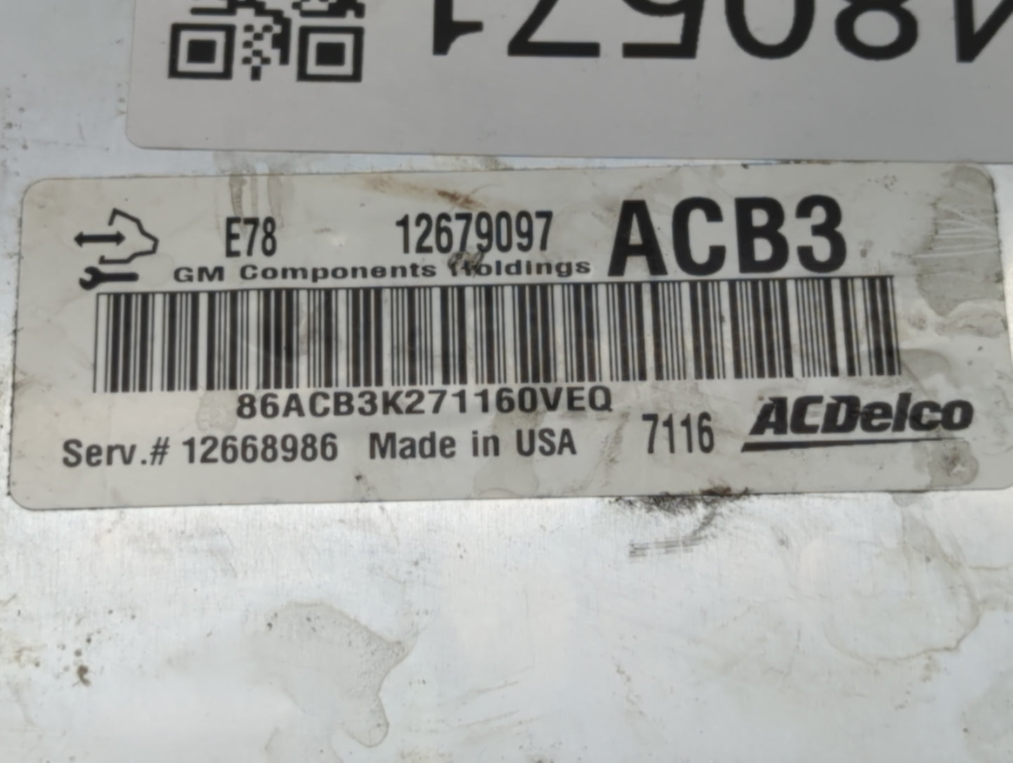 2017-2021 Buick Encore PCM Engine Control Computer ECU ECM PCU OEM P/N:12668986 12677671 Fits Fits 2017 2018 2019 2020 2021 