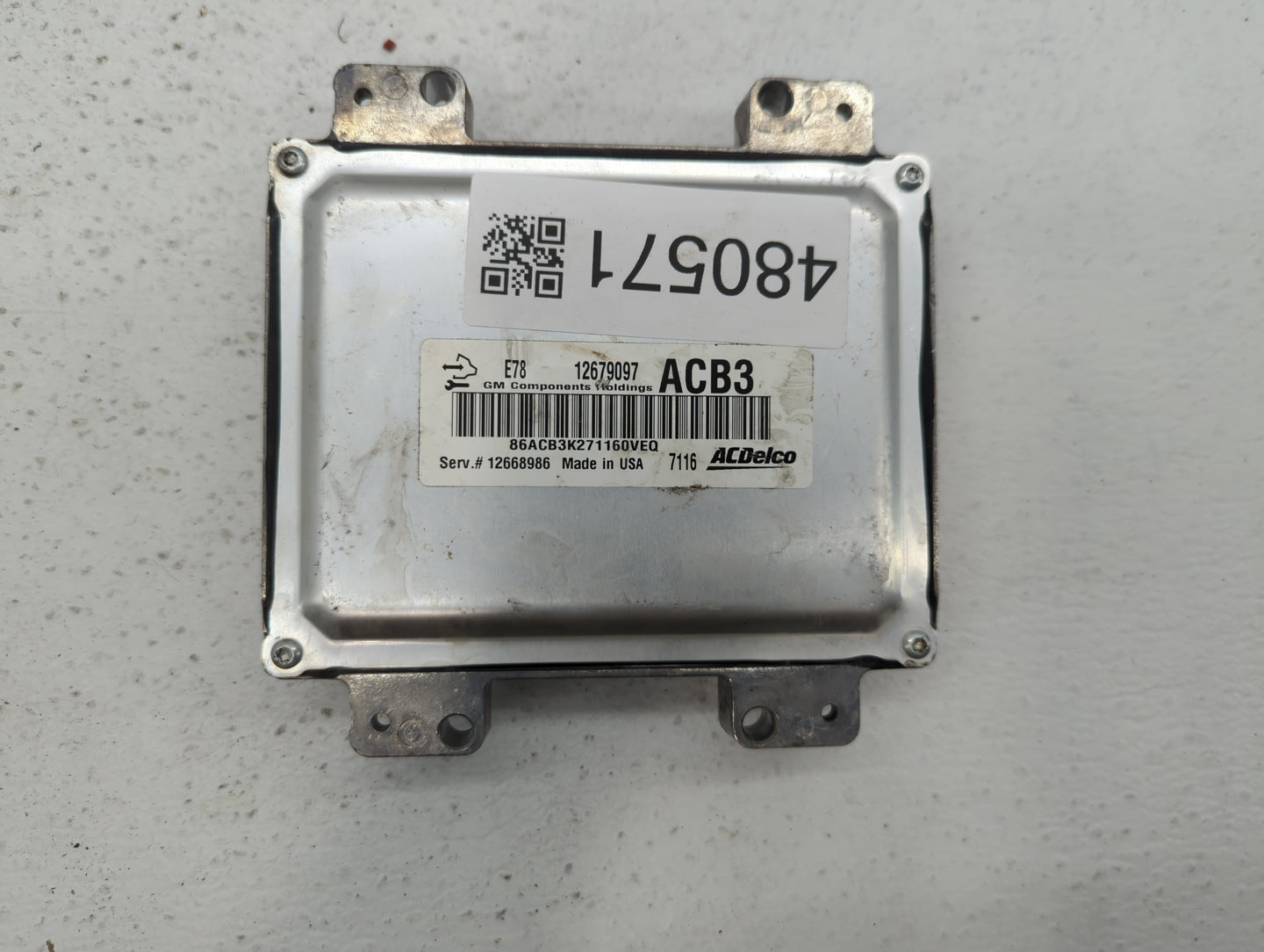 2017-2021 Buick Encore PCM Engine Control Computer ECU ECM PCU OEM P/N:12668986 12677671 Fits Fits 2017 2018 2019 2020 2021 