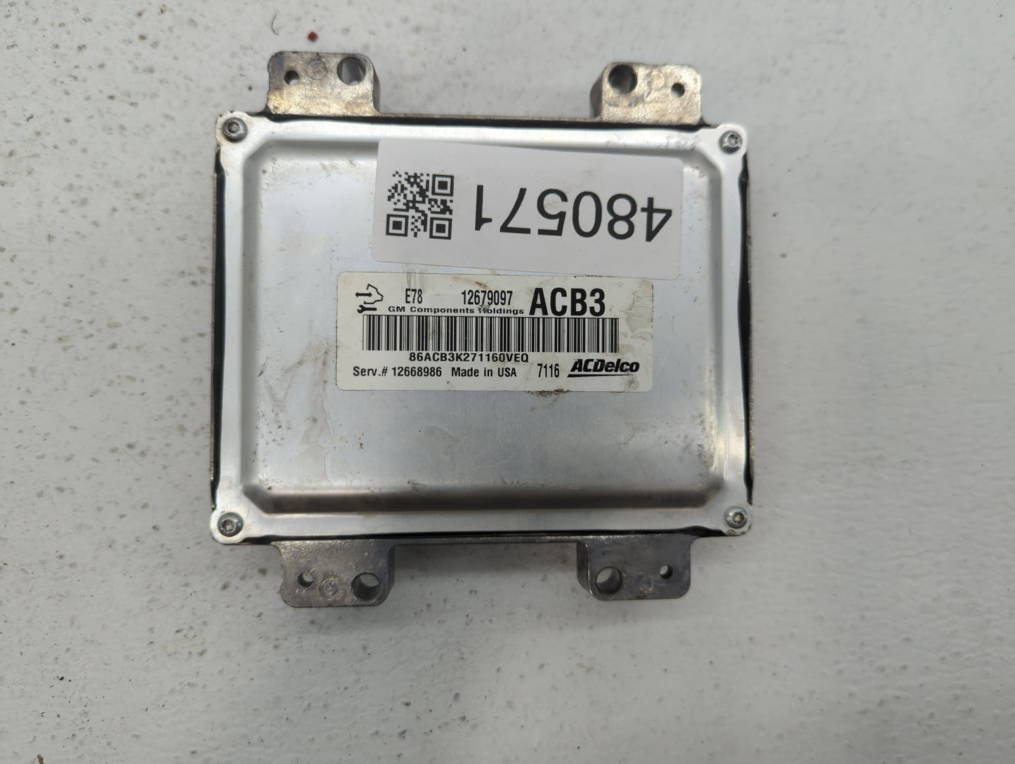 2017-2021 Buick Encore PCM Engine Control Computer ECU ECM PCU OEM P/N:12668986 12677671 Fits Fits 2017 2018 2019 2020 2021 