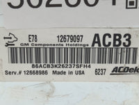 2017-2021 Buick Encore PCM Engine Control Computer ECU ECM PCU OEM P/N:12668986 12679097 Fits Fits 2017 2018 2019 2020 2021 