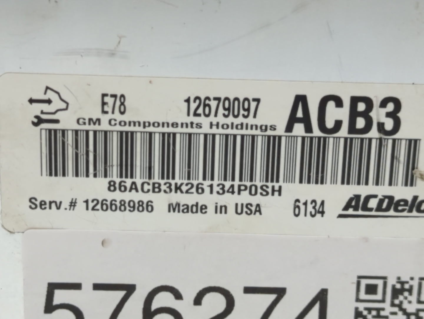 2017-2021 Buick Encore PCM Engine Control Computer ECU ECM PCU OEM P/N:12679097 Fits Fits 2017 2018 2019 2020 2021 OEM Used 