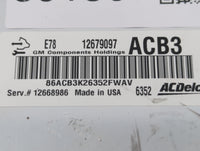 2017-2021 Buick Encore PCM Engine Control Computer ECU ECM PCU OEM P/N:12668986 12679097 Fits Fits 2017 2018 2019 2020 2021 