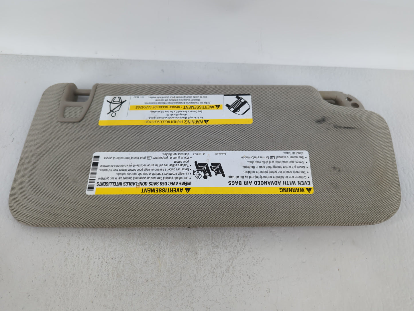 2017 Buick Encore Sun Visor Shade Replacement Driver Left Mirror Fits OEM Used Auto Parts - Oemusedautoparts1.com