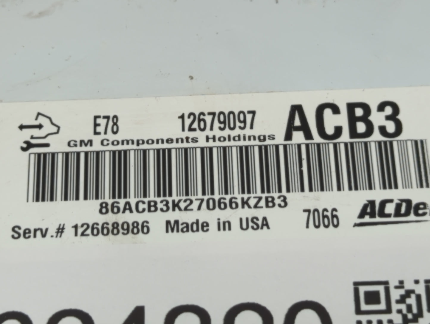 2017-2021 Buick Encore PCM Engine Control Computer ECU ECM PCU OEM P/N:12668986 12679097 Fits Fits 2017 2018 2019 2020 2021 
