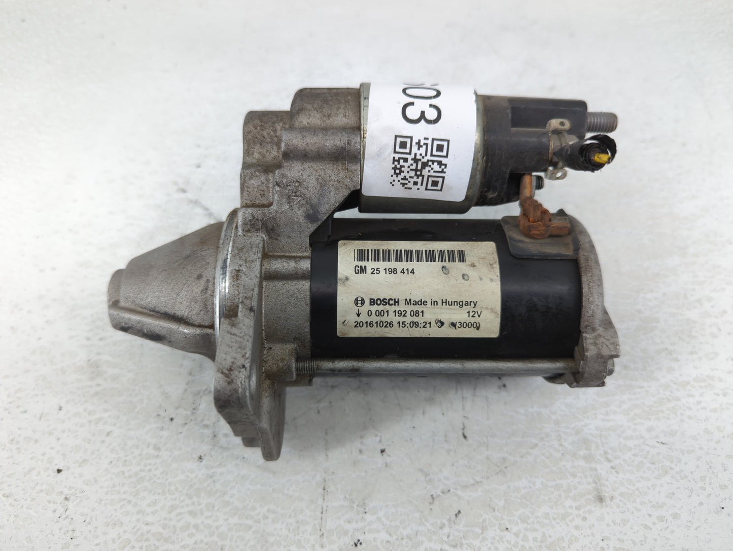 2014-2021 Buick Encore Car Starter Motor Solenoid OEM P/N:25 198 414 Fits Fits 2014 2015 2016 2017 2018 2019 2020 2021 OEM U