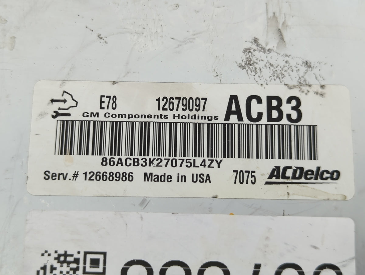 2017-2021 Buick Encore PCM Engine Control Computer ECU ECM PCU OEM P/N:12668986 12679097 Fits 2017 2018 2019 2020 2021 OEM U