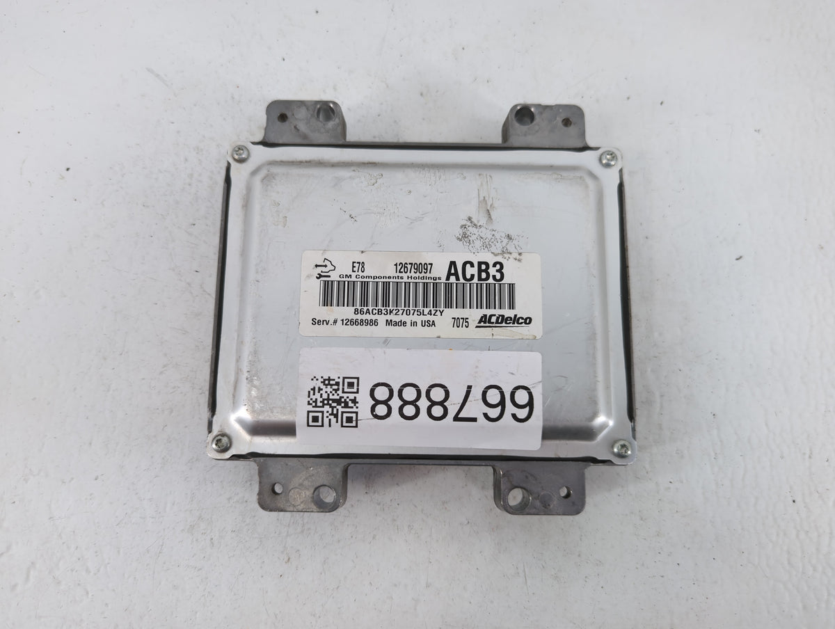 2017-2021 Buick Encore PCM Engine Control Computer ECU ECM PCU OEM P/N:12668986 12679097 Fits 2017 2018 2019 2020 2021 OEM U