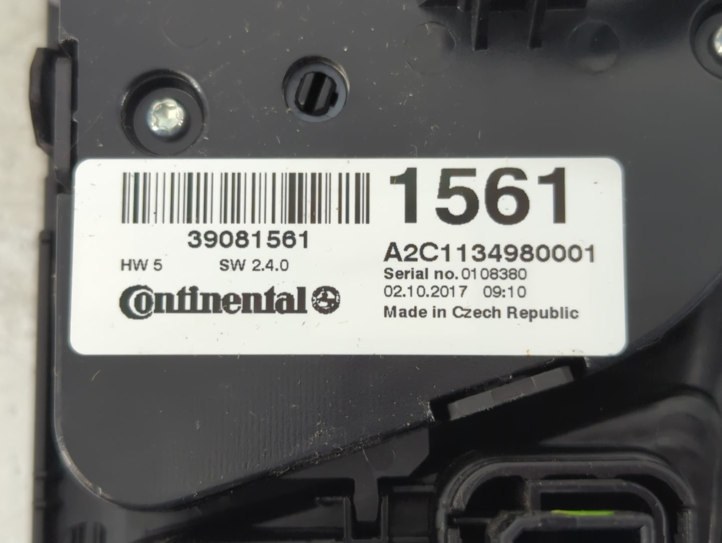 2017-2021 Buick Encore Climate Control Module Temperature AC/Heater Replacement P/N:1561 39081561 Fits OEM Used Auto Parts -